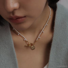 將圖片載入圖庫檢視器 K230803 - Coin Double Pearl Necklace
