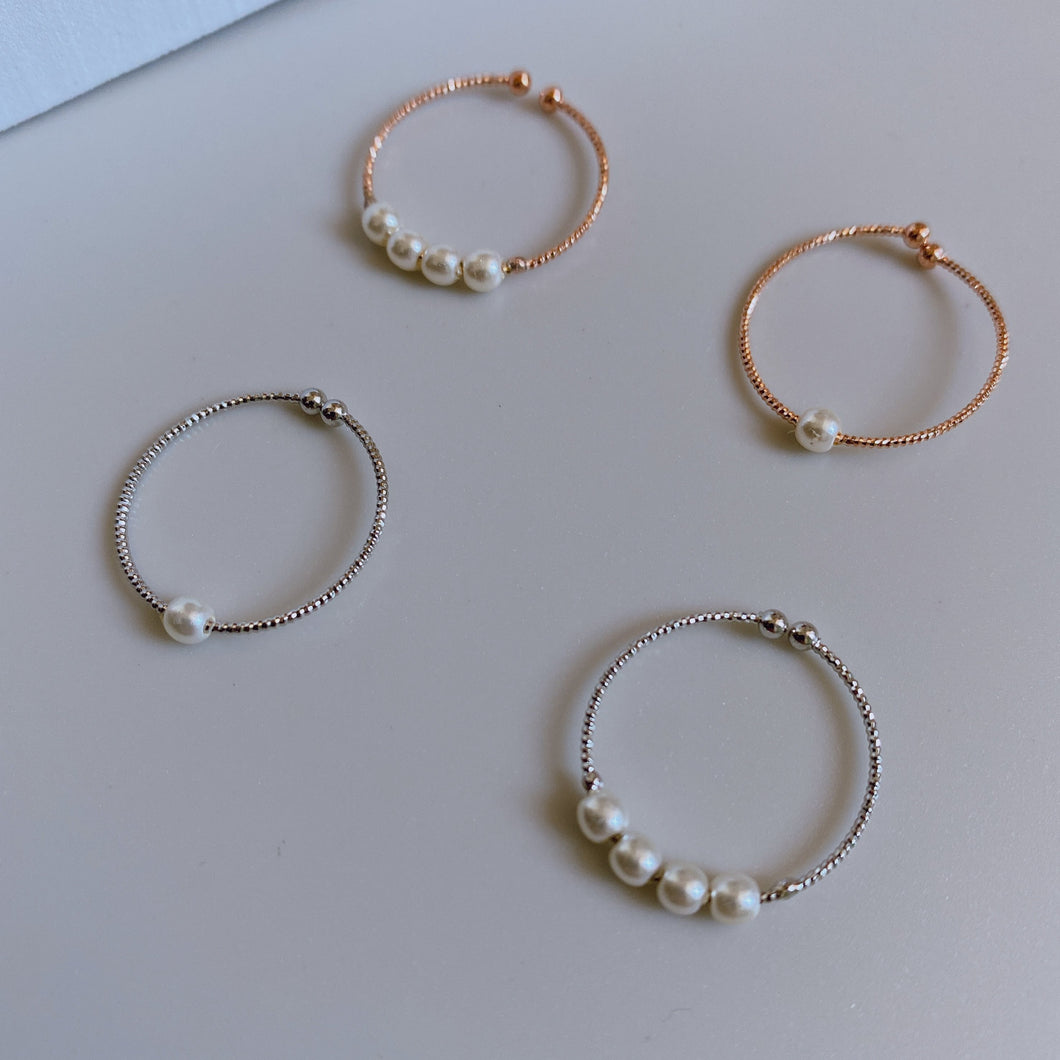 Pearl Set Ring