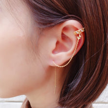 將圖片載入圖庫檢視器 Star Moon Long Ear Clip
