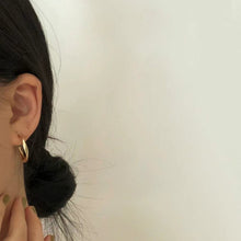 將圖片載入圖庫檢視器 Frosted Hoop Earrings
