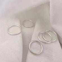 將圖片載入圖庫檢視器 925 Silver Plain Ring (2pcs/set)
